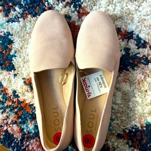NWT blush pink soul naturalizer loafers